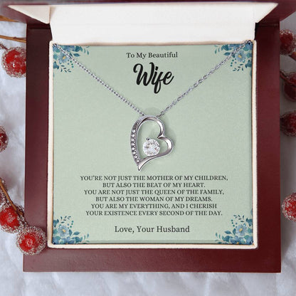 To My Beautiful Wife | You Are My Everything - Forever Love Necklace