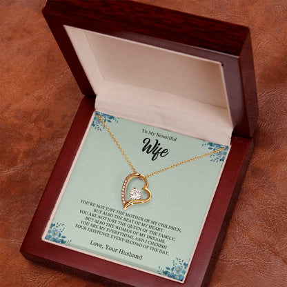 To My Beautiful Wife | You Are My Everything - Forever Love Necklace