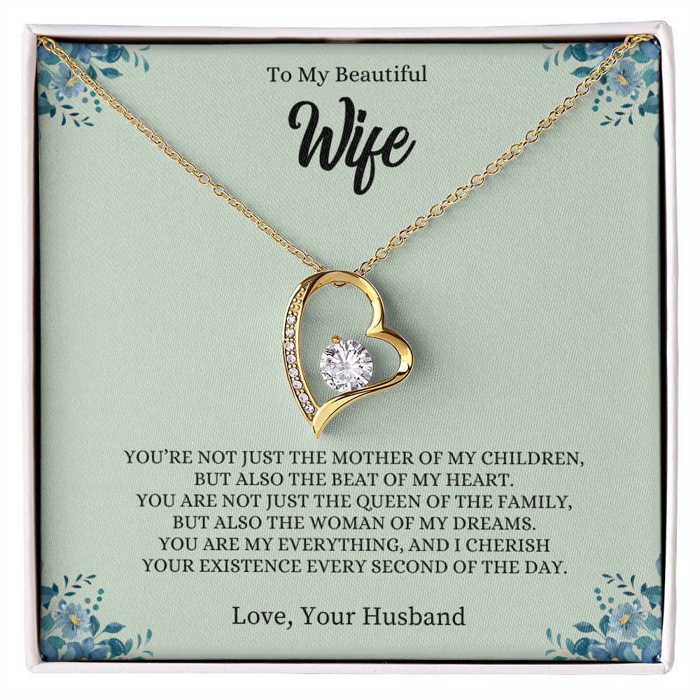 To My Beautiful Wife | You Are My Everything - Forever Love Necklace